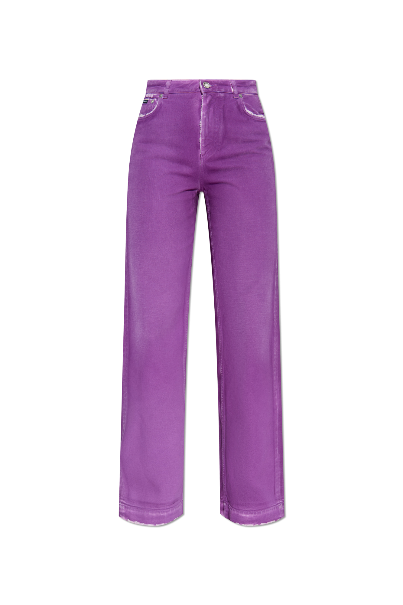 【HI FI FNK】B Purple Denim Pants Women's Jeans Jeggings Five Pocket Stretch Denim Pants